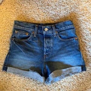 Levi’s high waisted shorts
